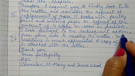 letter  complaint  class   le
tter writing tips
