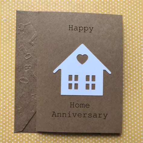 Happy Home Anniversary Real Estate Agent Cards Realtor Note Etsy