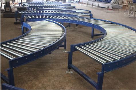 China 90180 Degree Gravity Curved Roller Conveyor China Roller