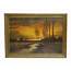 Framed Scenic Painting With Ornate Frame  Olde Good Things