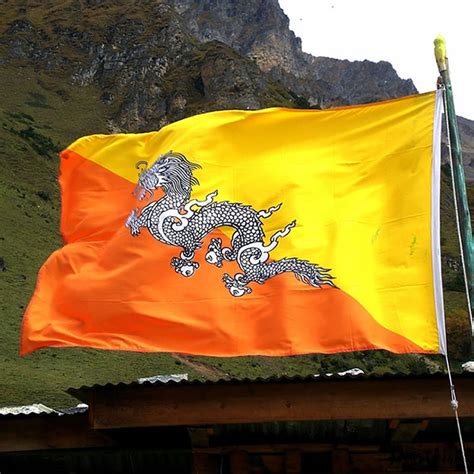 Флаг Бутана Фото Telegraph