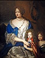 Sophie Dorothea (1666-1726) als Kurprinzessin von Hannover, mit ihren ...