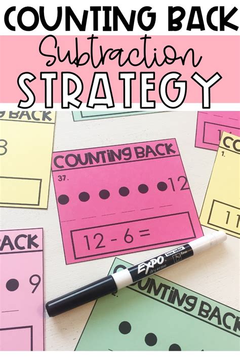 How To Teach The Counting Back Strategy So Students Understand