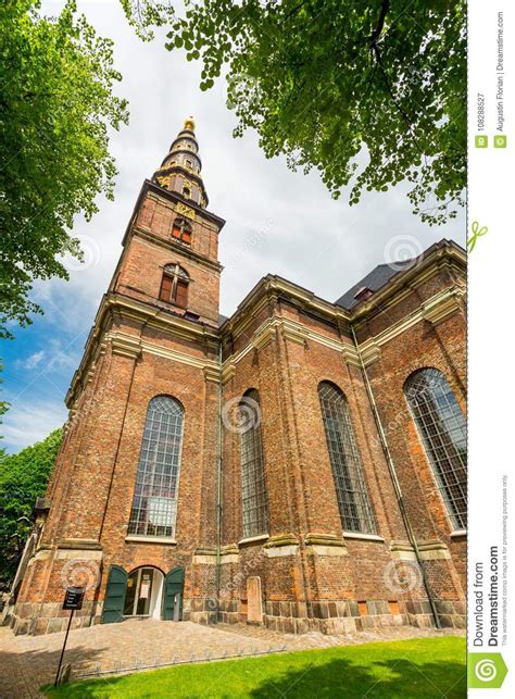 Church Of Our Saviour Copenhagen Denmark Stock Image Image Of