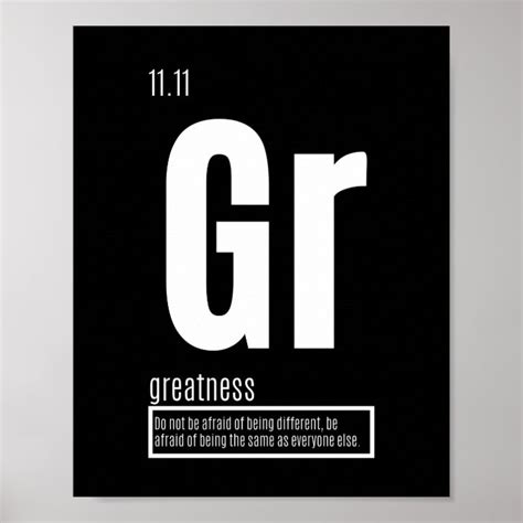 Fundamental Elements Of Success Greatness Poster