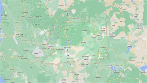 Cities And Towns In Shasta County California