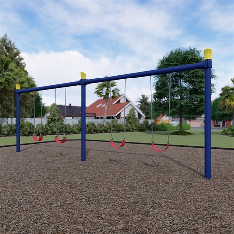 High Single Post Swing By Superior Playground Outfitters