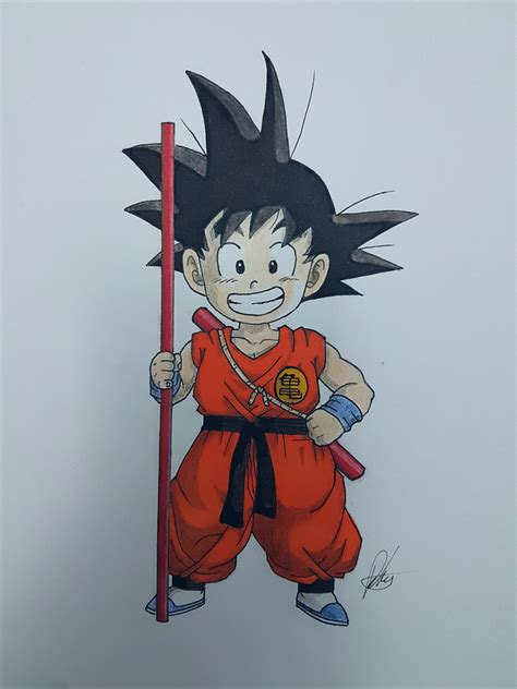Oc Kid Goku Drawing Dbz