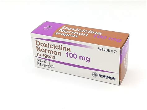 Doxiciclina Normon 100 Mg Comprimidos Recubiertos 14 Grageas Precio