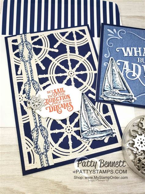 Happiness Blooms Cards And Envelopes With Come Sail Away Patty Stamps