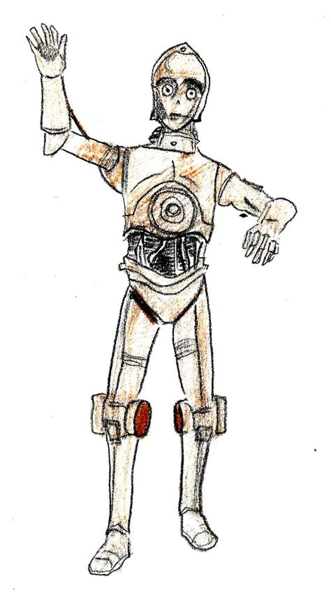 How To Draw C3po Step By Step If After Finishing This Tutorial You