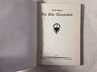 Die Stille Revolution Adolf Maurer 1926 Neuwerk Verlag German Book ...