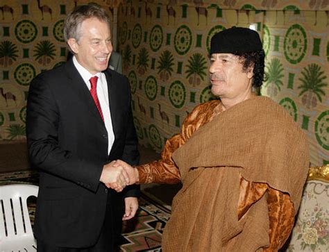 tony blair admits he phoned gaddafi and advised him to flee for his life politics news