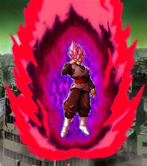 Goku Black Super Saiyan Rose Kaioken By Mohasetif On Deviantart
