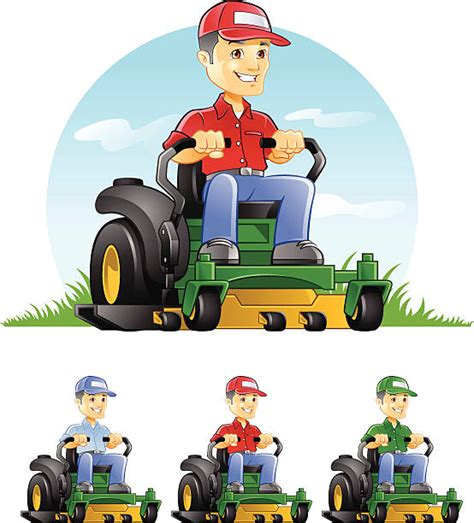 Royalty Free Riding Lawn Mower Clip Art Vector Images And Illustrations