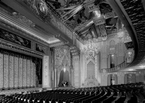 Rear View Of The Pantages Theatre On Hollywood Boulevard During A Movie