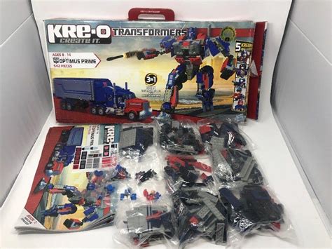 Optimus Prime Transformers Kre O Set Kreo Sealed Open Box 30689 Kreons 3 In 1 1920688201