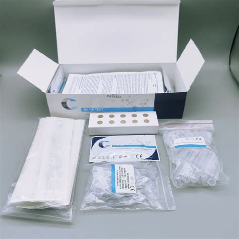 Antigen Test Kit Colloidal Gold Method CE Rapid Test Kit Clungene China Rapid Test And Antigen
