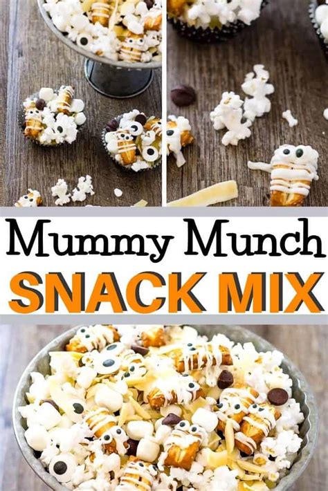 Mummy Munch Snack Mix A Slightly Spooky Snack For All Ghouls