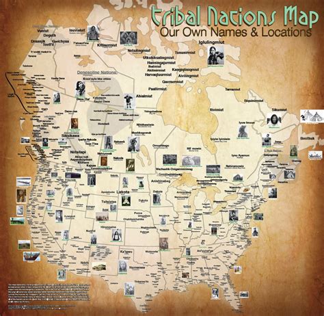 White Wolf Oklahoma Man Creates Map Of Native American