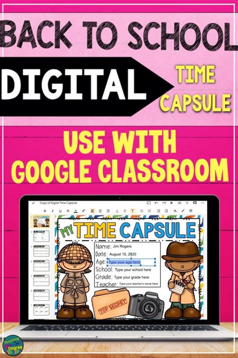 Time Capsule Beginning Of Year Activity Digital Version Video Video