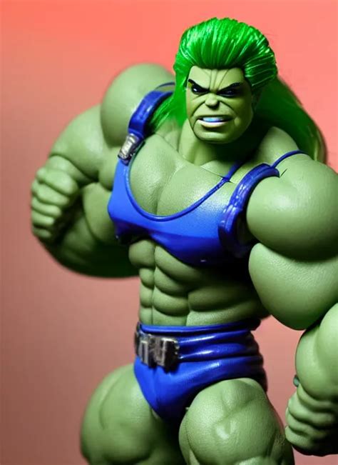 Barbie Hulk Highly Detailed Doll High Quality Stable Diffusion