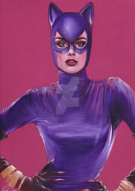 Purple Catwoman Sketch By Fredianofficial On Deviantart In 2022