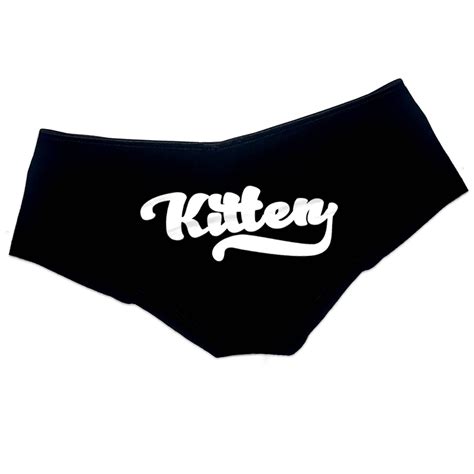 Kitten Panties Cute Ddlg Sexy Funny Cat Slutty Submissive Panties Booty