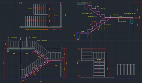 Concrete Stairs Free Cad Block And Autocad Drawing