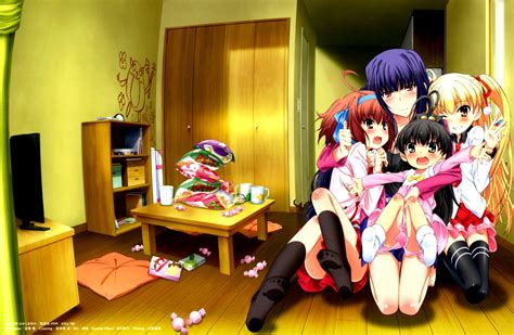Group Of Female Anime Character Hd Wallpaper Wallpaper Flare