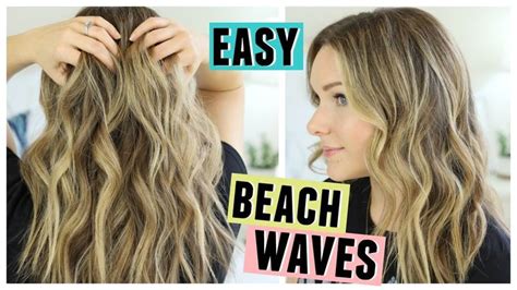 Secure with plenty of bobby pins to keep your buns in place throughout the night! EASY BEACH WAVES HAIR | How I Style My Hair - YouTube ...