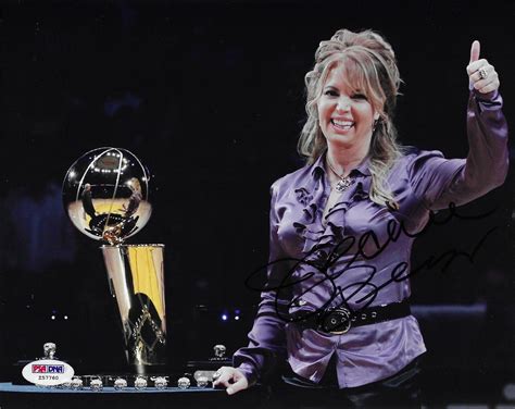 Jeanie Buss Los Angeles Lakers Signed 8X10 Photo Autographed PSA DNA