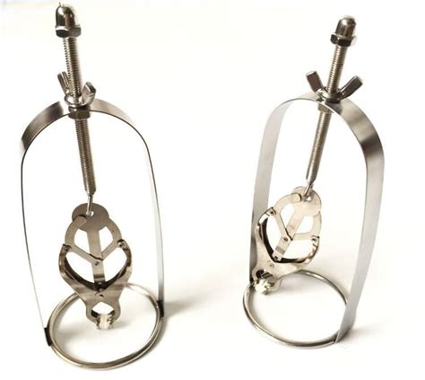 Female Adjustable Stainless Steel Nipple Clips Clamps Nipple Squeeze