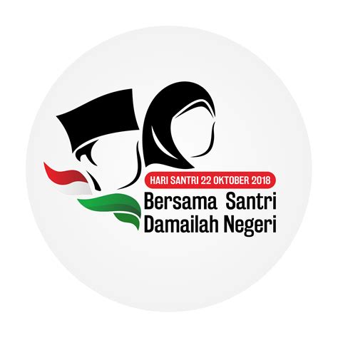 Logo Hari Santri Nasional Tahun 2018 Cdr Desain Grafis