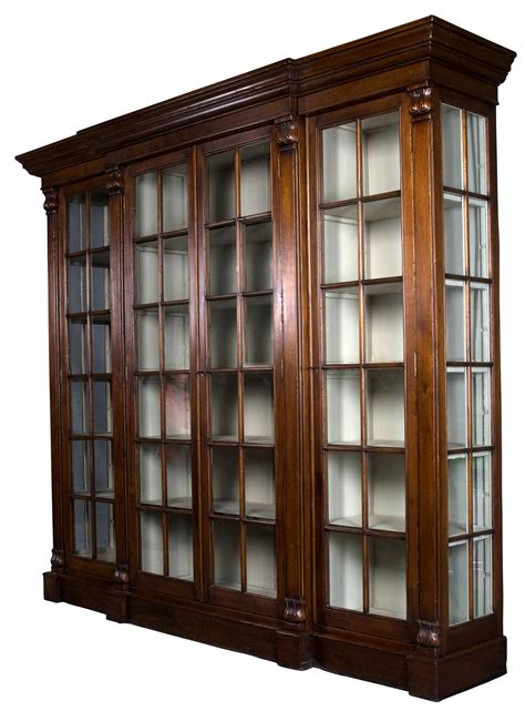 Sarreid Ltd Home Office 15 Shelf Cadenza Breakfront Closed Bookcase