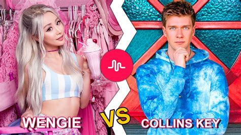 wengie vs collins key before and after 2018 then and now youtube