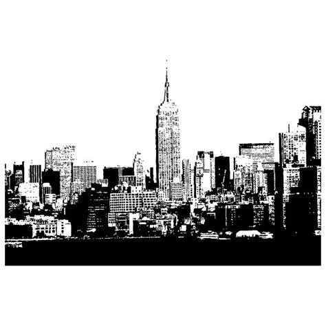 New York City Skyline Eps Royalty Free Stock Svg Vector