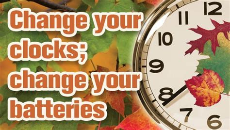 Change Your Clocks Change Your Batteries The Tribune The Tribune