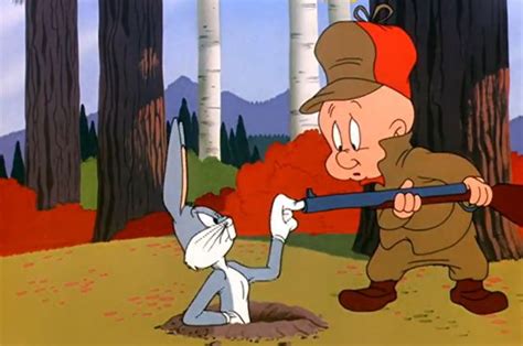 Hunting ‘wabbits Without Guns Elmer Fudd Yosemite Sam Go Gunless In