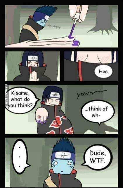 Itachihahaha I Always Thought It Was Funny To Picture The Akatsuki