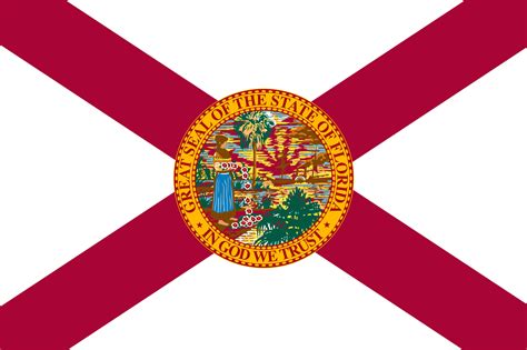 Drapeau De La Floride Image Et Signification De La Floride Country Flags
