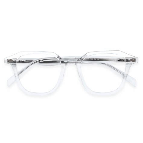Ch2806 Square Clear Eyeglasses Frames Leoptique
