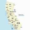 Area Codes in California