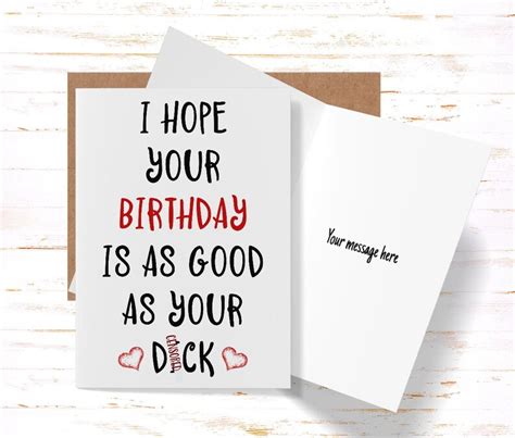 Printable Birthday Cards For Husband Coupons Printable Boyfriend Husband Cards Adults Girlfriend