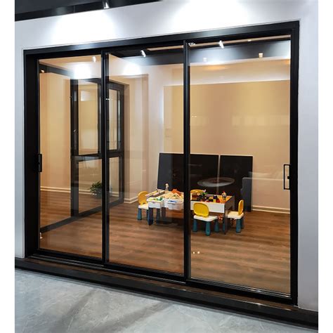 Most rough door openings are framed by 2x4s, which means the opening is 3 1/2 inches deep. Exterior Aluminum Frame Glass Sliding Doors Big Size ...