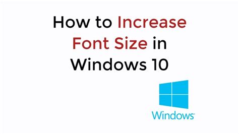 Increase Font Size In Windows Hot Sex Picture
