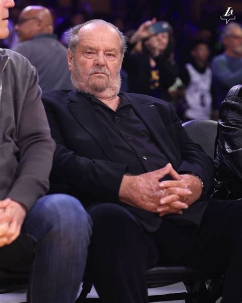 Jack Nicholson Spotted At Los Angeles Lakers Game