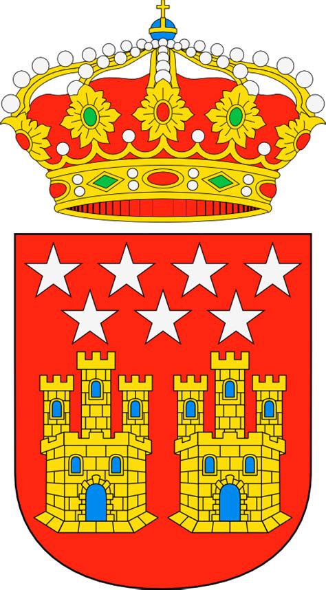 El nuevo escudo del atletico de madrid genero mucha polemica. Dibujo HERÁLDICO: Escudo de la Comunidad de Madrid