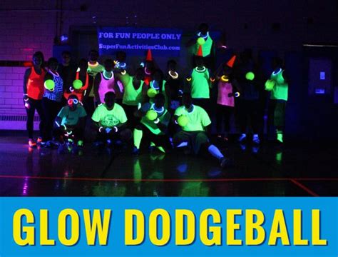 Sport Glow Dodgeball Super Fun Activities Club