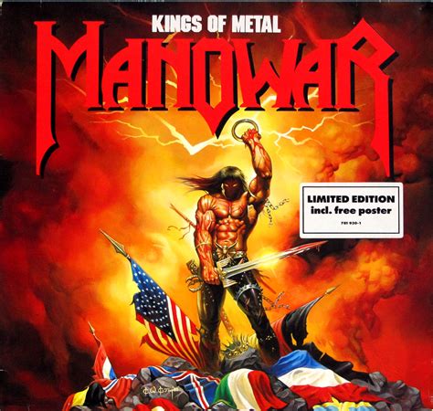 Manowar Kings Of Metal American Heavy Metal 12 Lp Vinyl Album Gallery